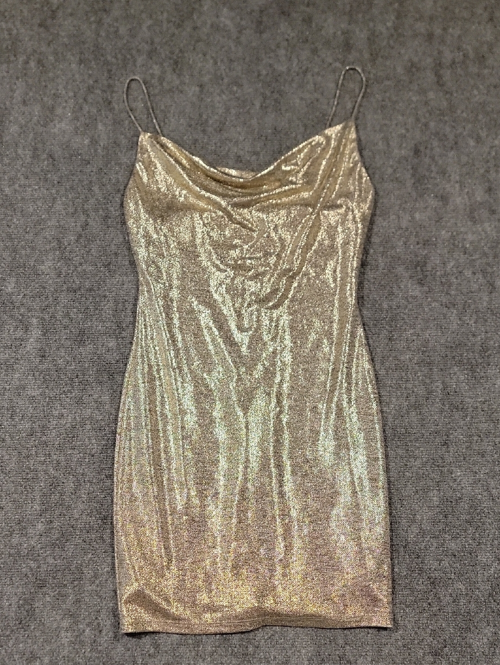 Alice + Olivia Gold Dress Size 2 Excellent Condition